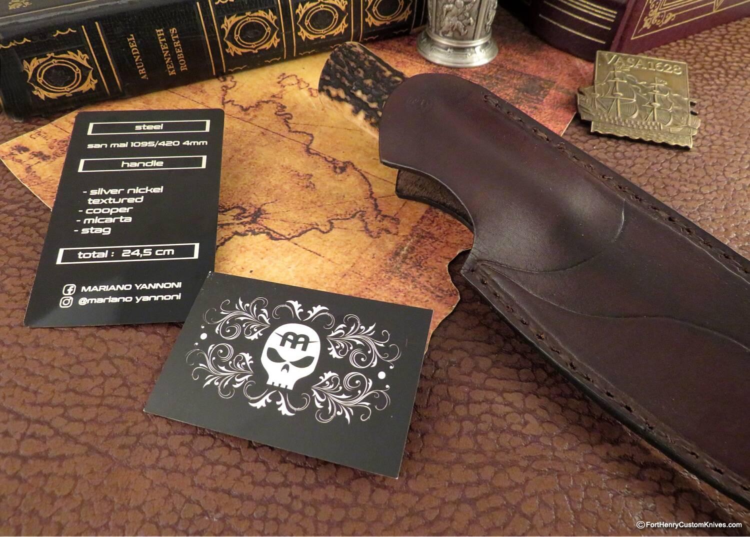 Mariano Yannoni - Presentation - Hand Forged San Mai - Stag - Image 6