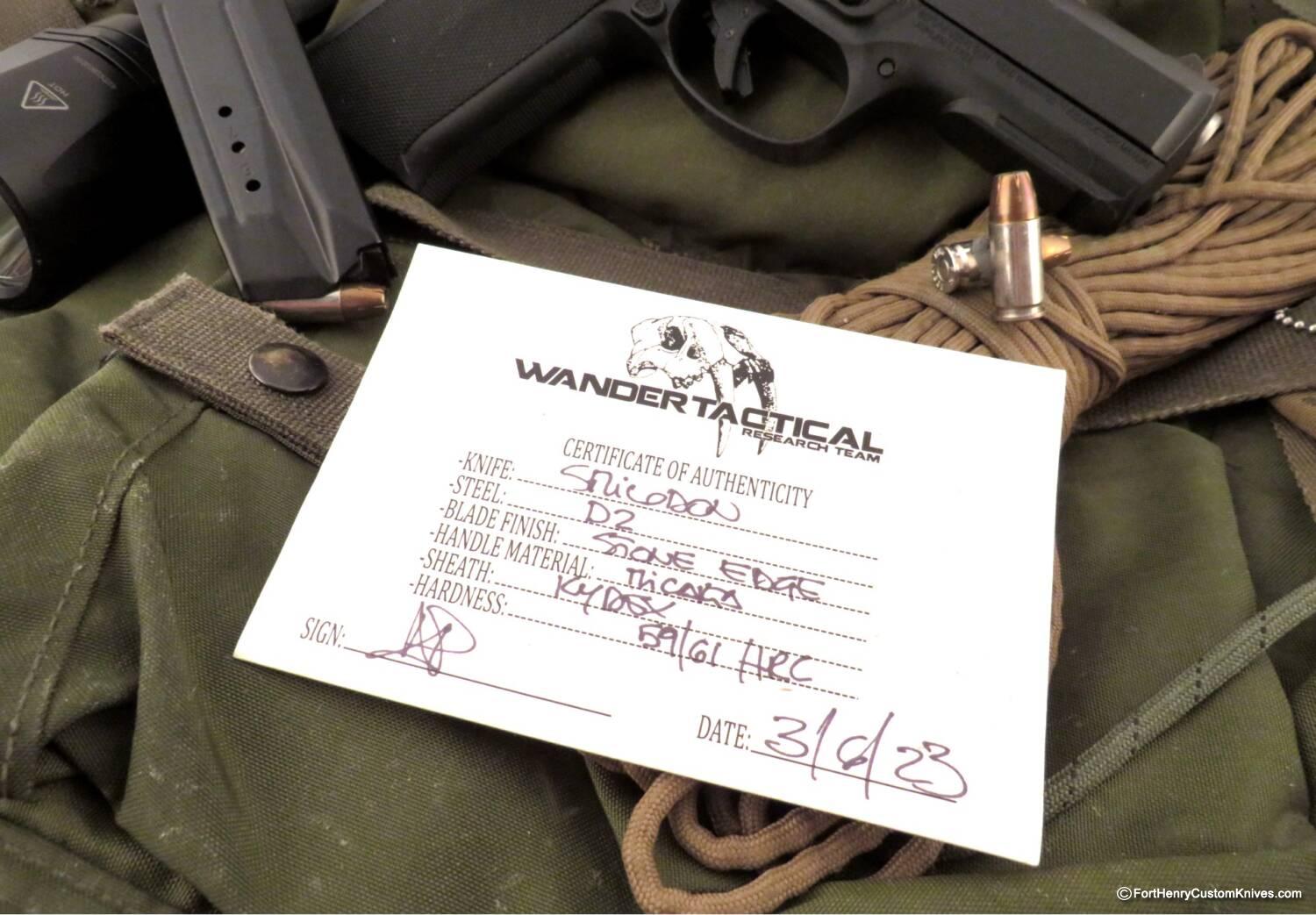 Wander Tactical - Smilodon - D2 - Customized - Abstract Etch - Image 7