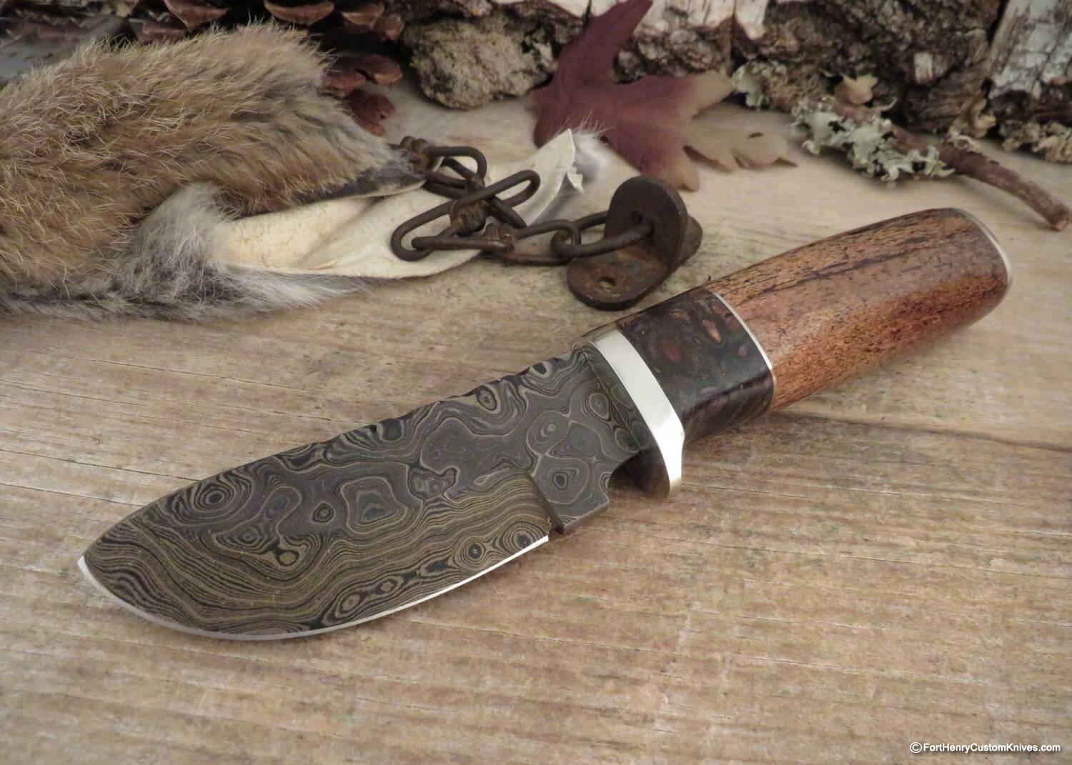 Herb Derr - Hand Forged Bullnose Personal - Fossilized Sea Cow Rib