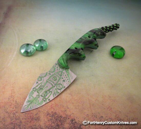 Alan Folts - Rare Titanium Harpoon Minimalist - Journey to Space