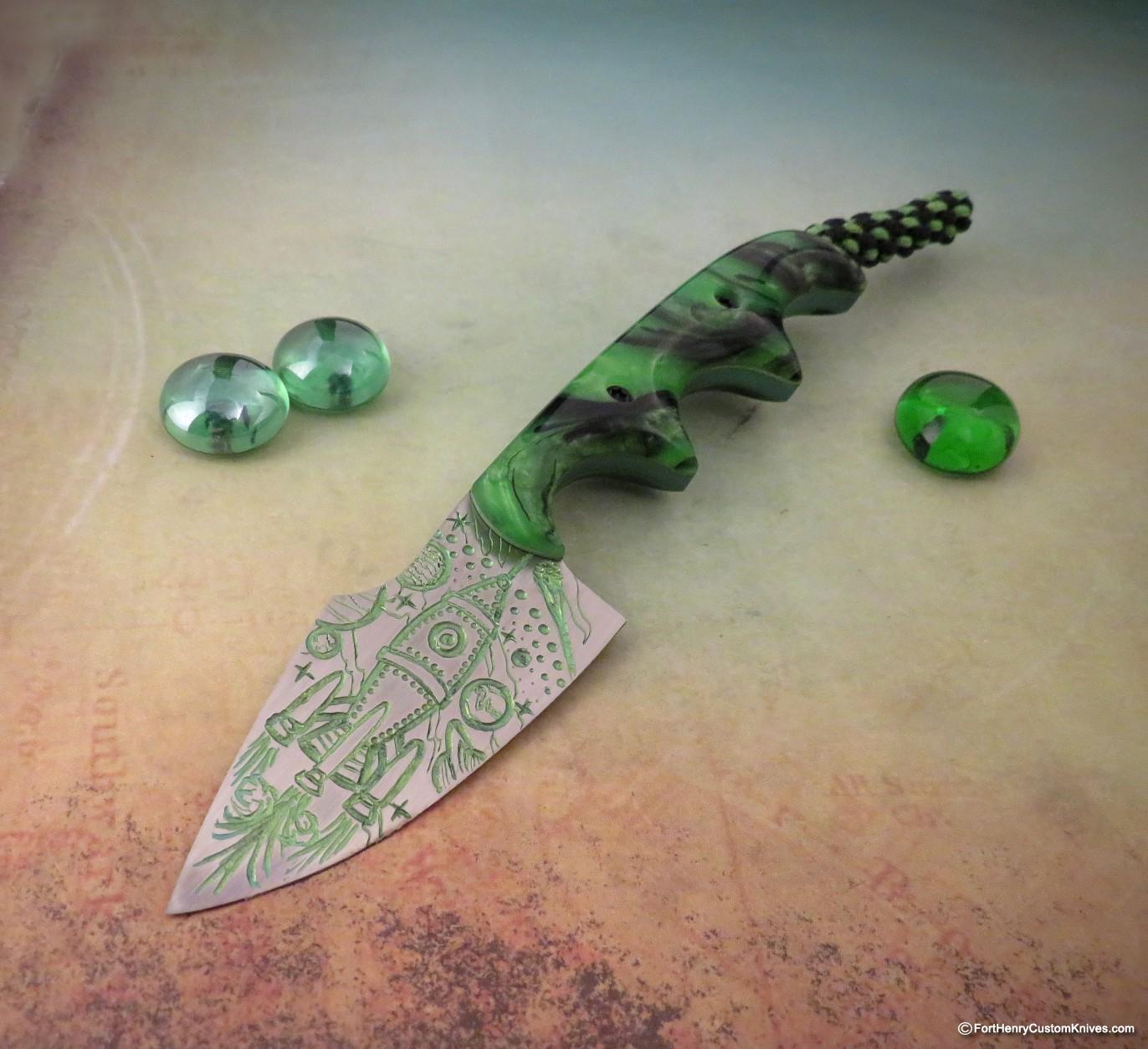 Alan Folts - Rare Titanium Harpoon Minimalist - Journey to Space