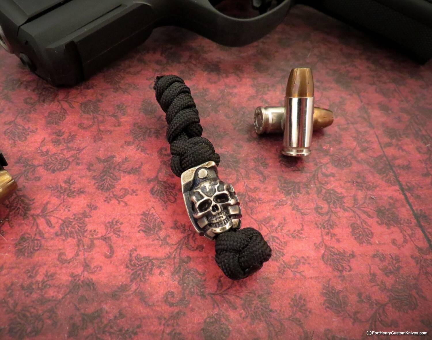 Steel Flame - 3D Darkness Grenade Pendant