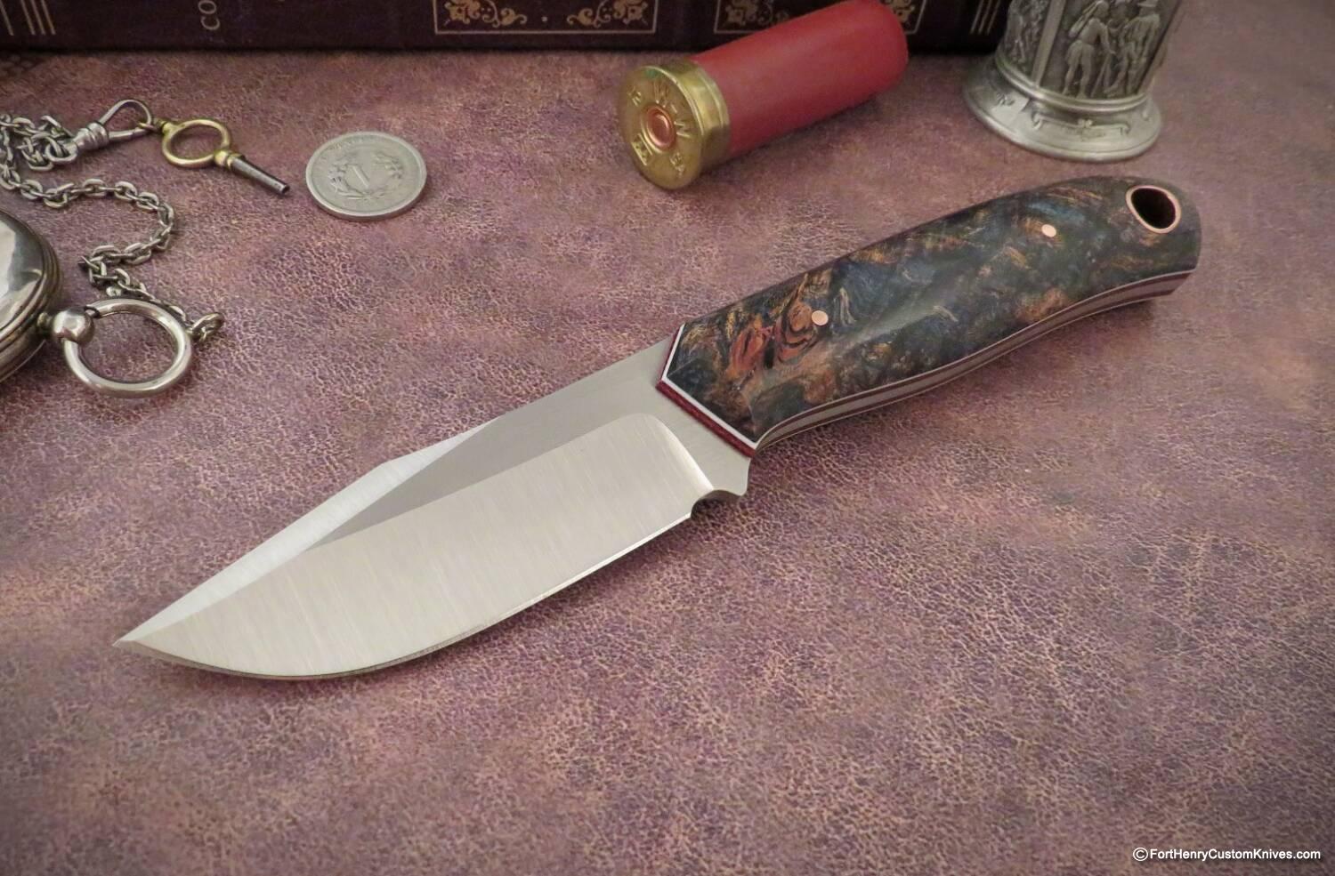 Joshua Gallardo Knives - Custom Pocket Buddy - Maple Burl