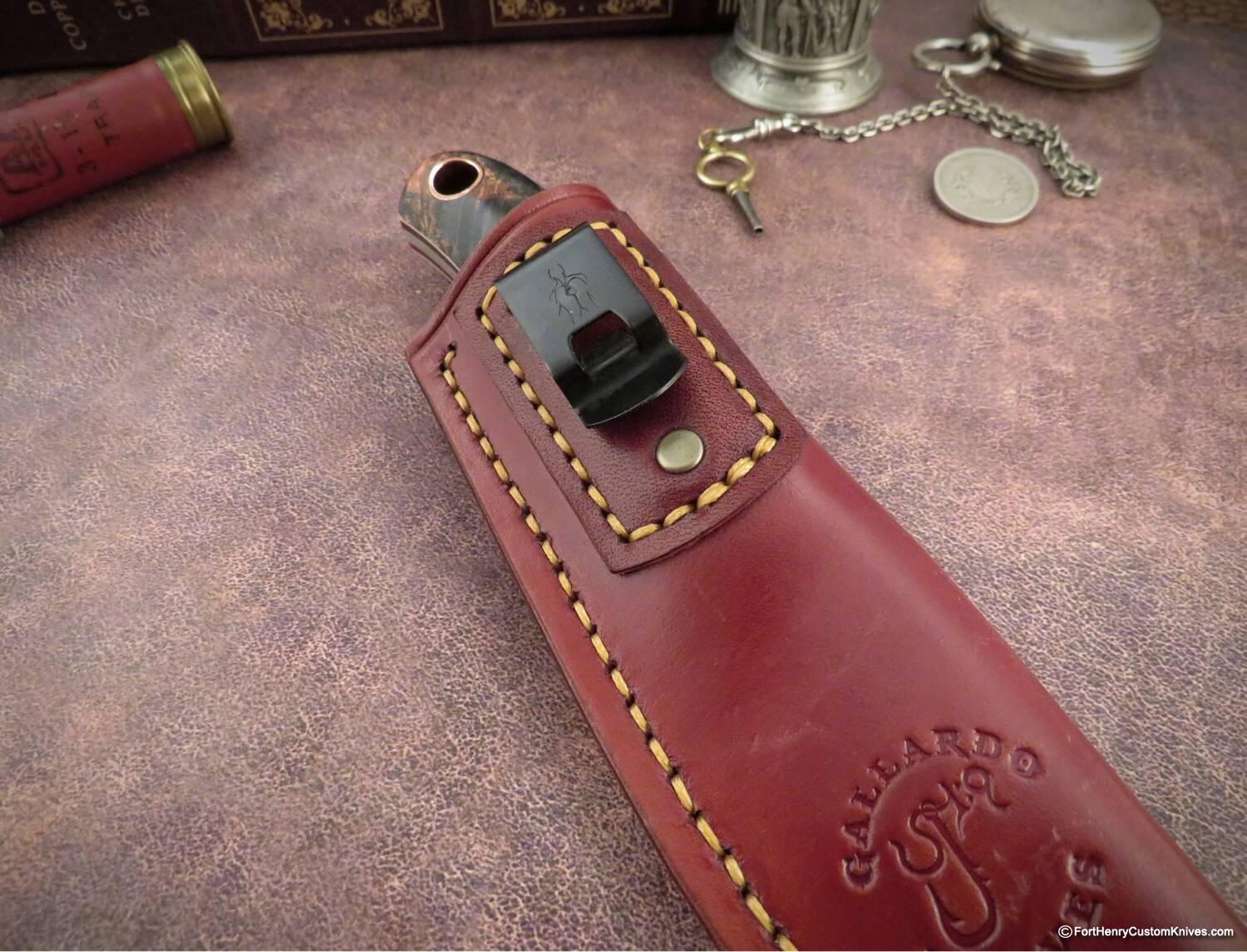 Joshua Gallardo Knives - Custom Pocket Buddy - Maple Burl - Image 7