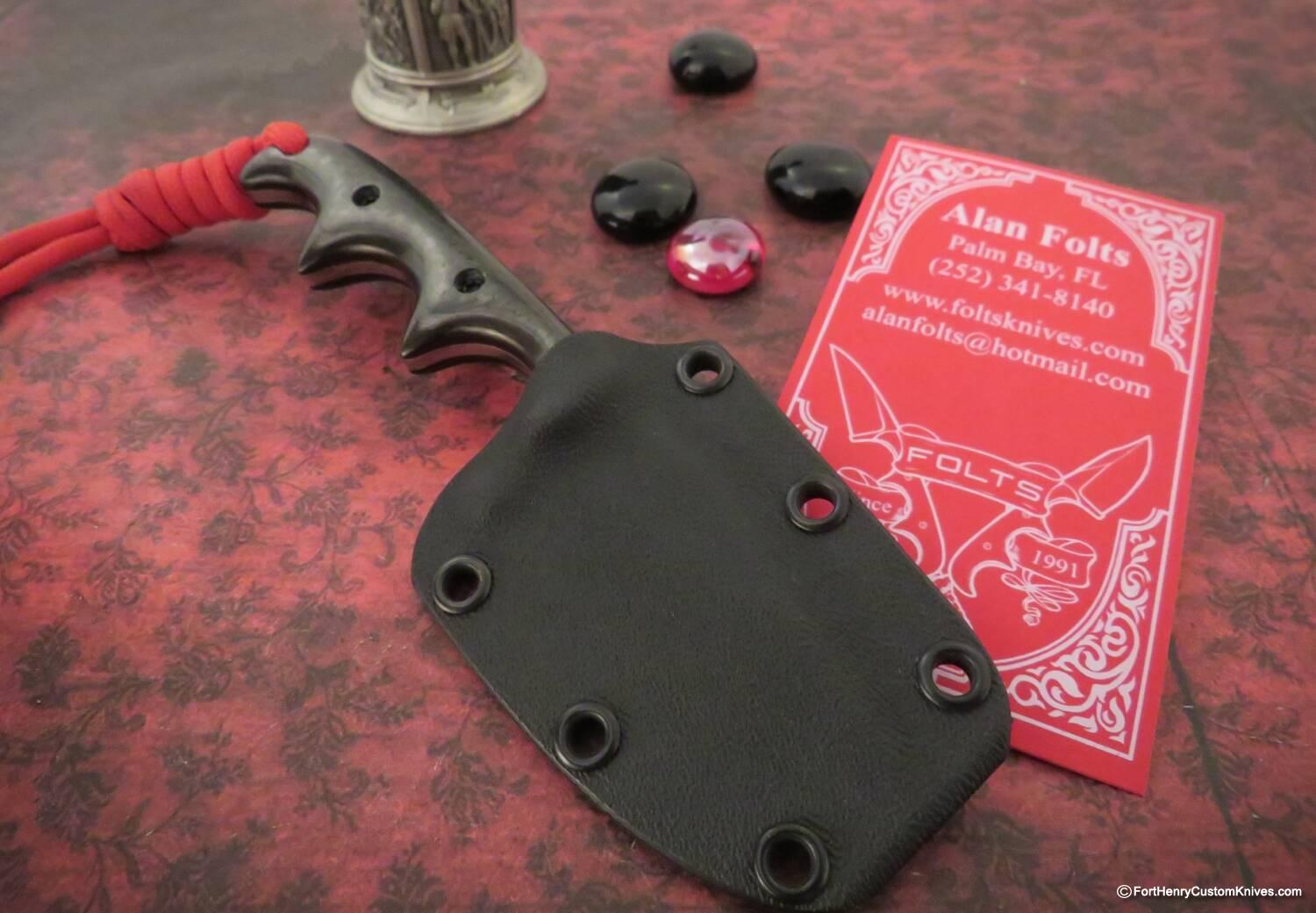 Alan Folts - Rare Titanium Harpoon Minimalist - Black Widow - Image 5