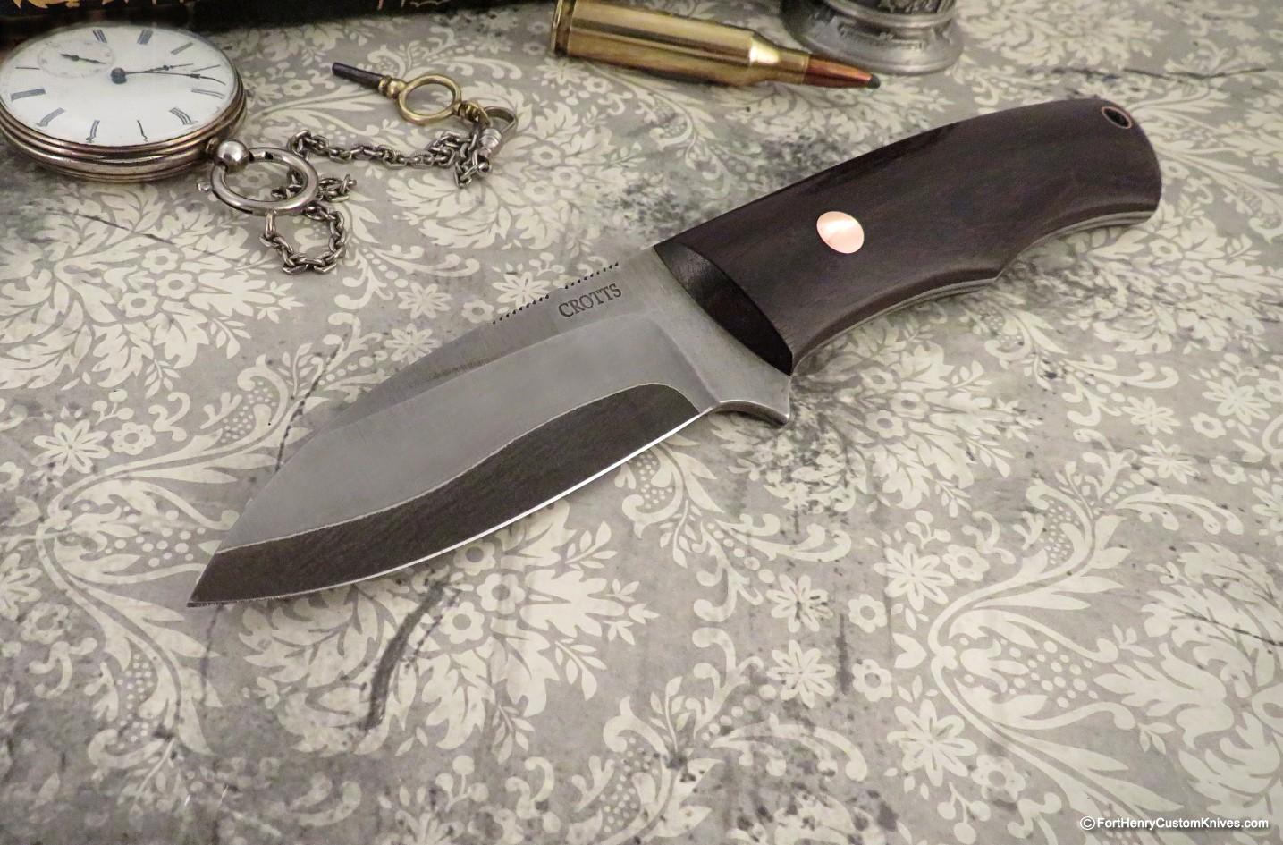 Dan Crotts - Rare Wharncliff Hunter - Forged San Mai - Copper