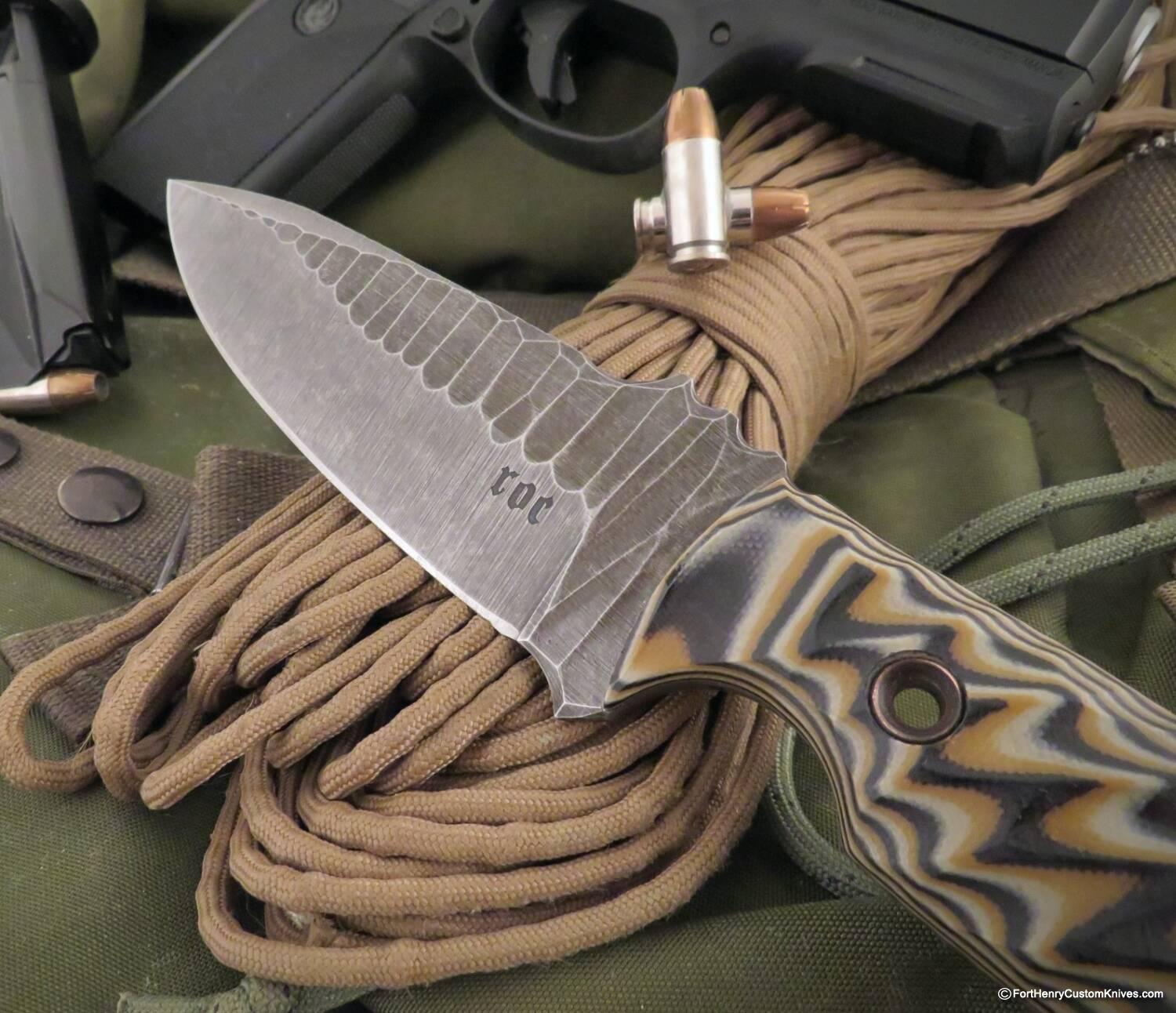Ken Vehikite / Black Roc Knives - Custom RUHK - Camo - Image 2