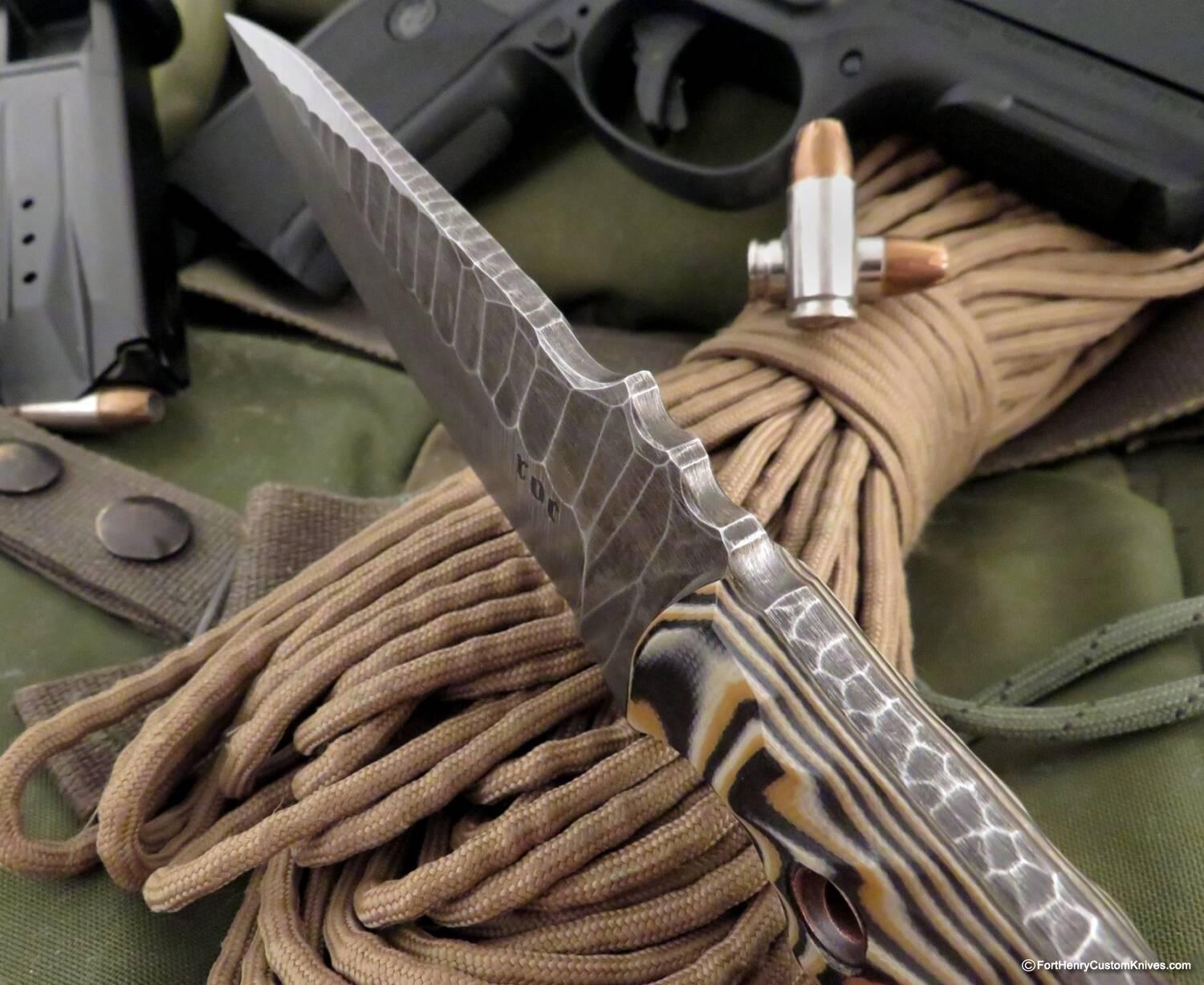 Ken Vehikite / Black Roc Knives - Custom RUHK - Camo - Image 3