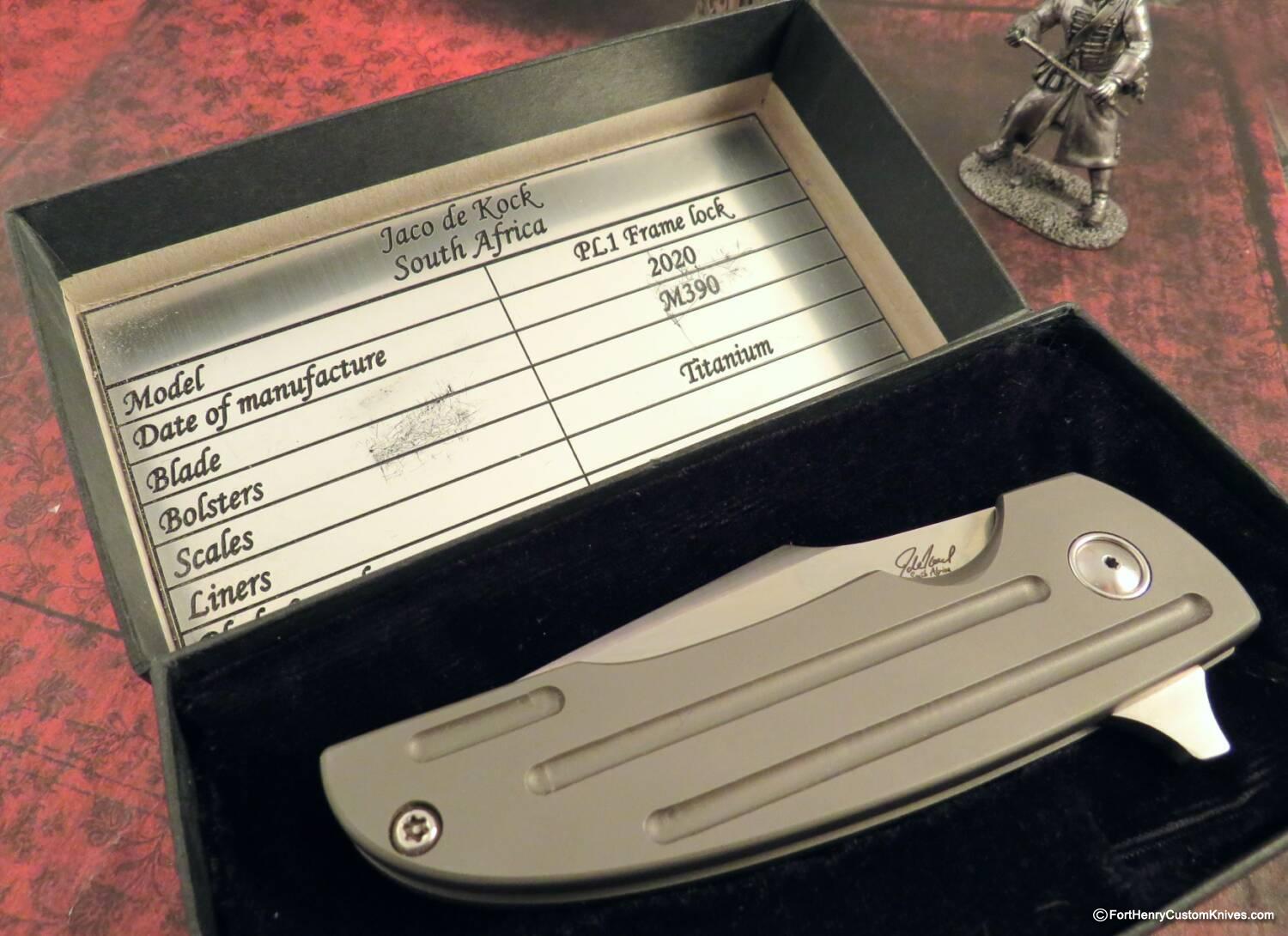 Jaco de Kock - PL1 Flipper - M390 - Titanium - Image 5