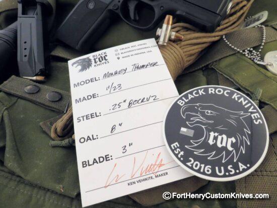 Ken Vehikite / Black Roc Knives - Custom Monkey Thumper - Image 7