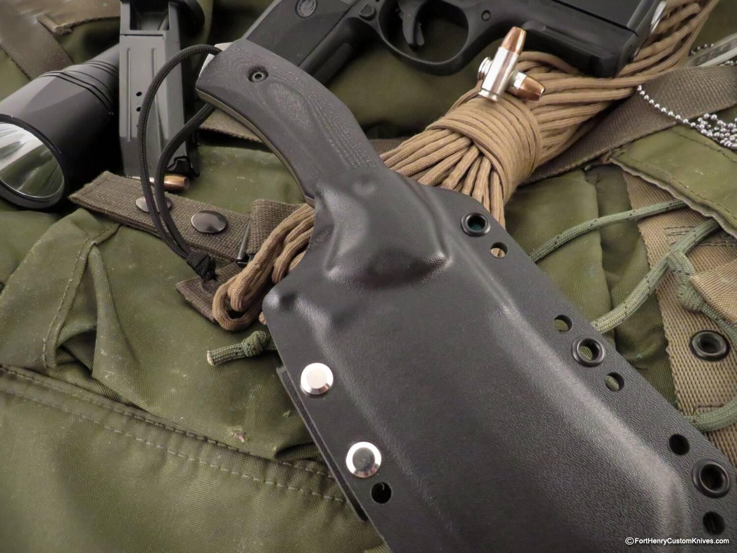 LKW Knives - Custom Survival Butcher - Hand Ground - Image 6