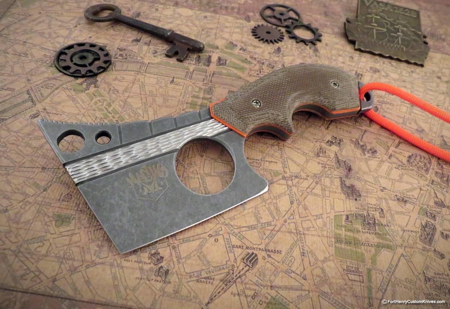 Eddie Diaz / Macho Blades - Custom Butcher - Belt or Pocket - Discontinued