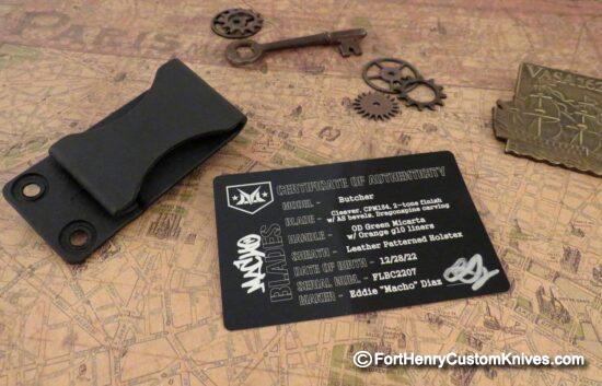 Eddie Diaz / Macho Blades  - Custom Butcher - Belt or Pocket - Discontinued - Image 6