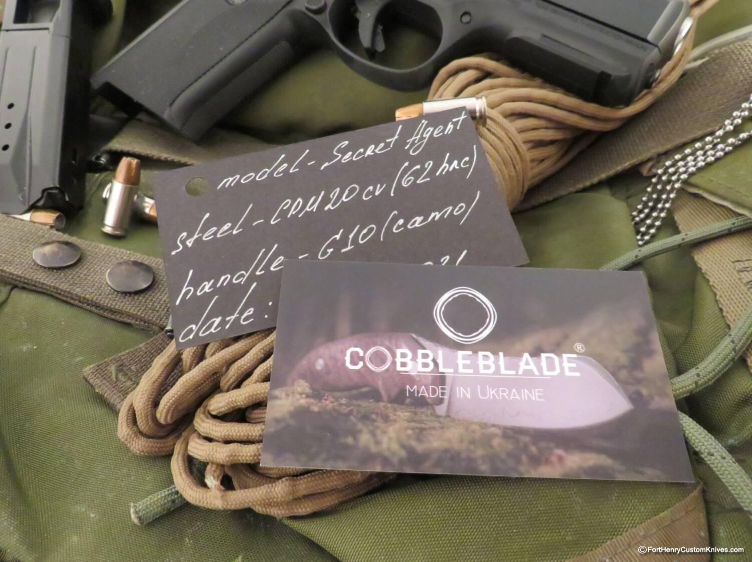 COBBLE Blade - Secret Agent - G10 - CPM20CV - Image 8
