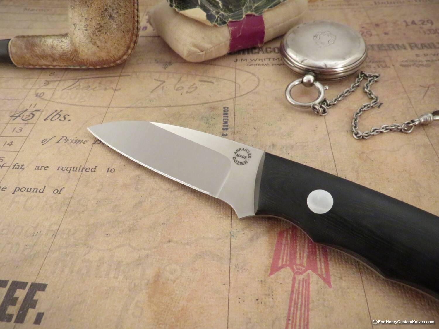 Bob Dozier - Personal Wharncliff - Black Micarta - Image 2