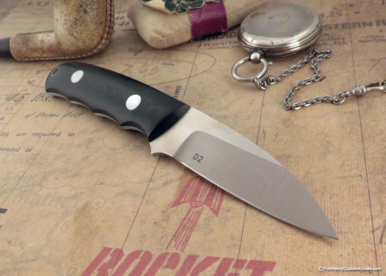 Bob Dozier - Personal Wharncliff - Black Micarta - Image 3