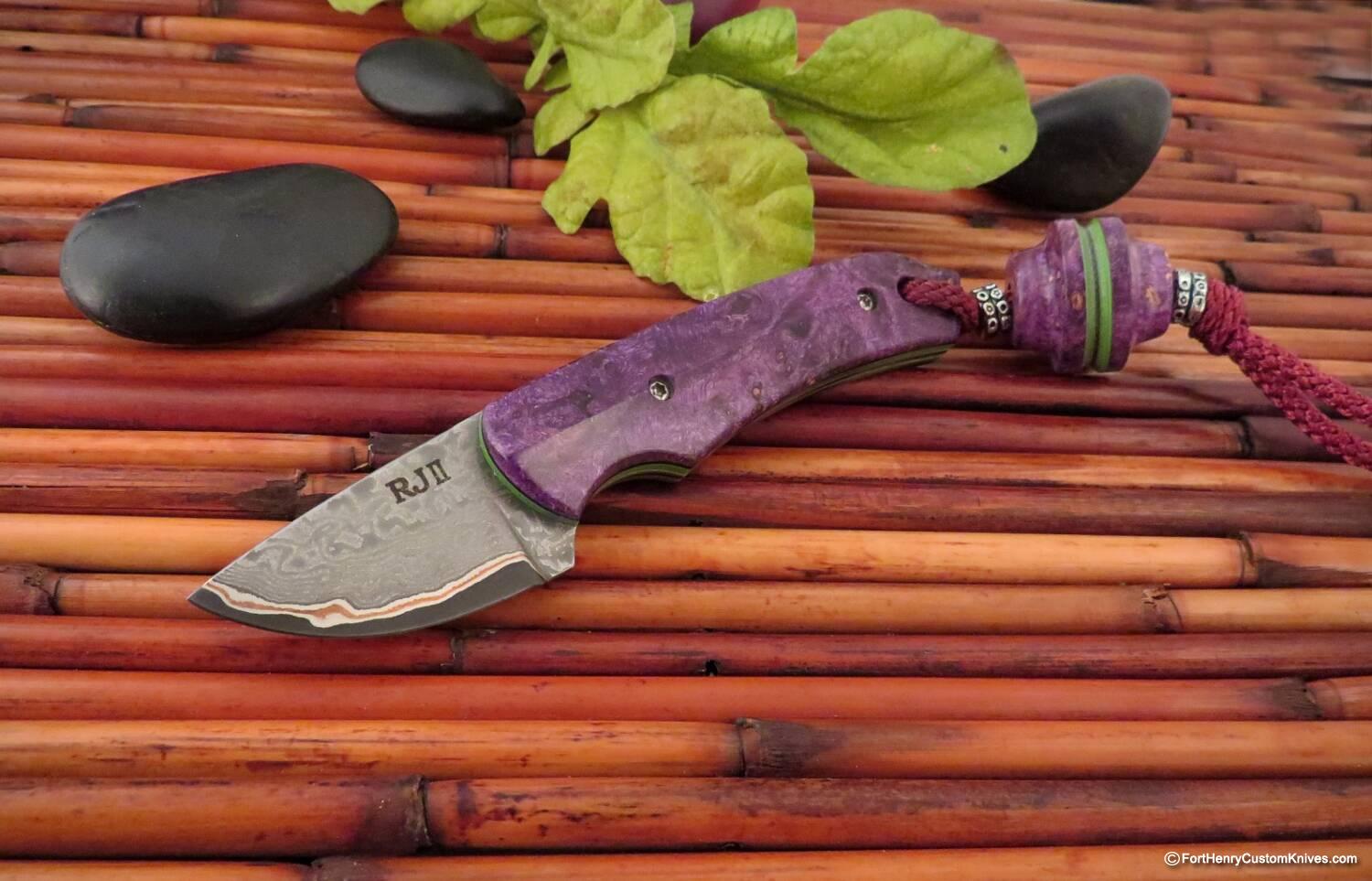 Raymond Johnson - Custom Buckshot - Dion Damascus - Copper Ribbon