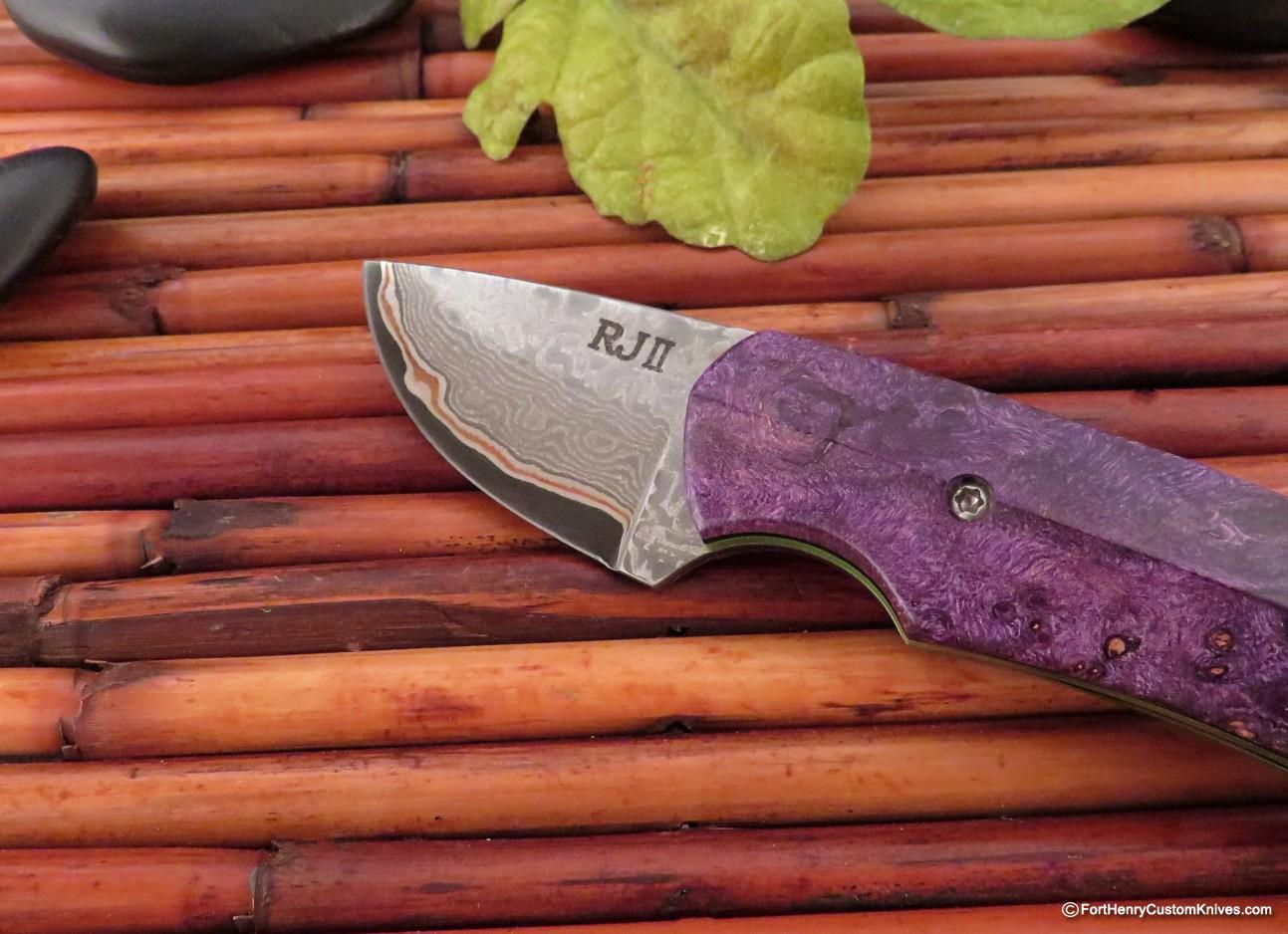 Raymond Johnson - Custom Buckshot - Dion Damascus - Copper Ribbon - Image 2