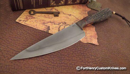Mariano Yannoni - Hand Forged Sambar Stag - Gyuto Hunter