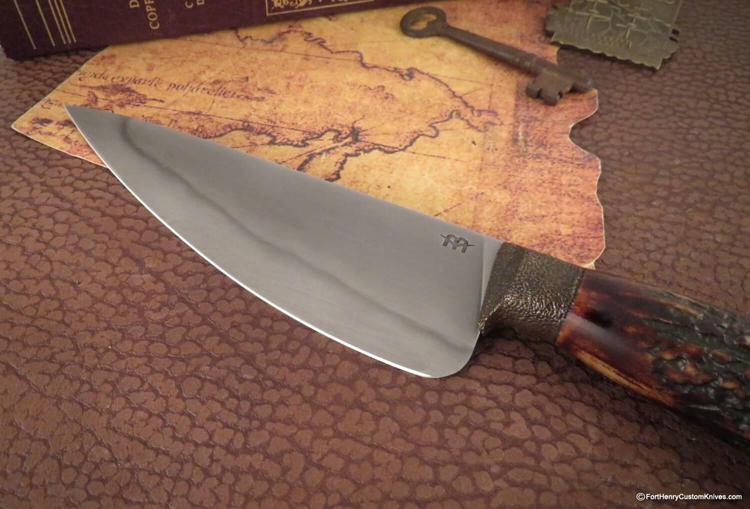 Mariano Yannoni - Hand Forged Sambar Stag - Gyuto Hunter - Image 2