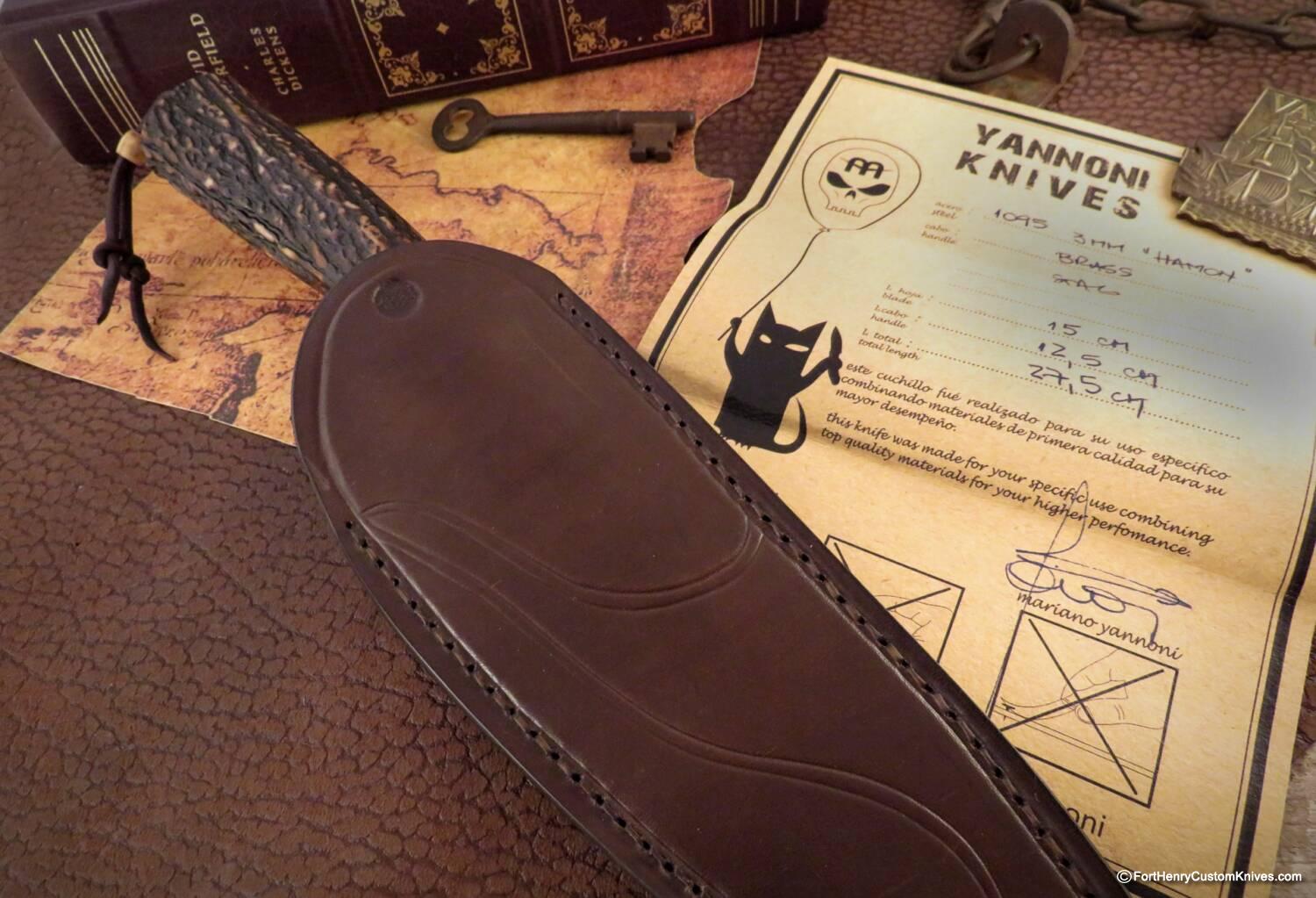 Mariano Yannoni - Hand Forged Sambar Stag - Gyuto Hunter - Image 5