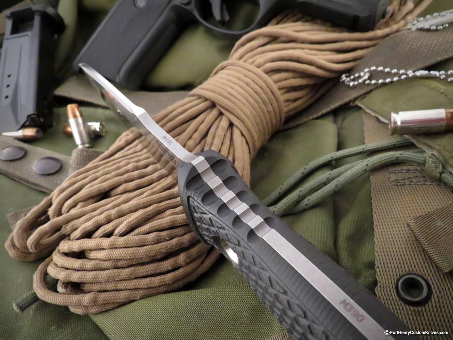 Andrius Tricius / TRC Knives - Lim Ed M-1SL Tactical - Satin M390 - Image 3