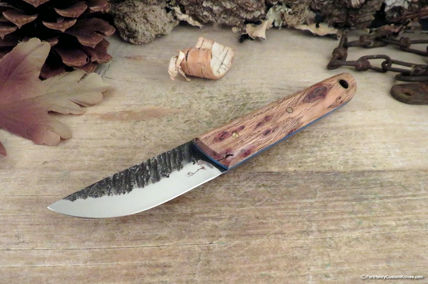 Aeros Knives - Custom Puuko - Forged - Juniper Wood