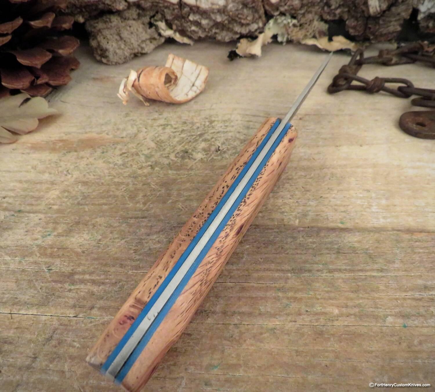 Aeros Knives - Custom Puuko - Forged - Juniper Wood - Image 3