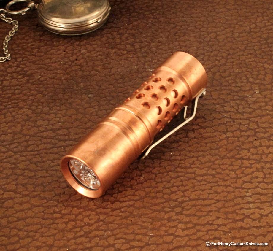 Barrel Flashlight - New Custom Brake - Copper