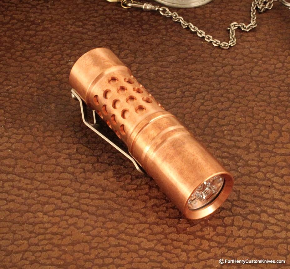 Barrel Flashlight - New Custom Brake - Copper - Image 4