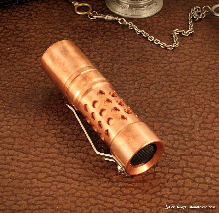 Barrel Flashlight - New Custom Brake - Copper - Image 2