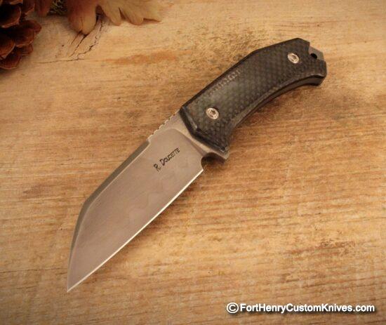Randy Doucette - Carbon Fiber "Wharnie" - Fixed Blade