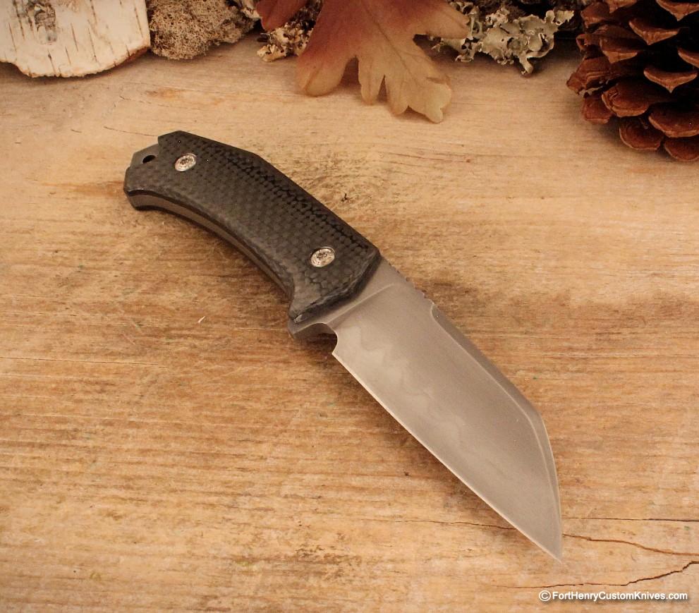 Randy Doucette - Carbon Fiber "Wharnie" - Fixed Blade - Image 4