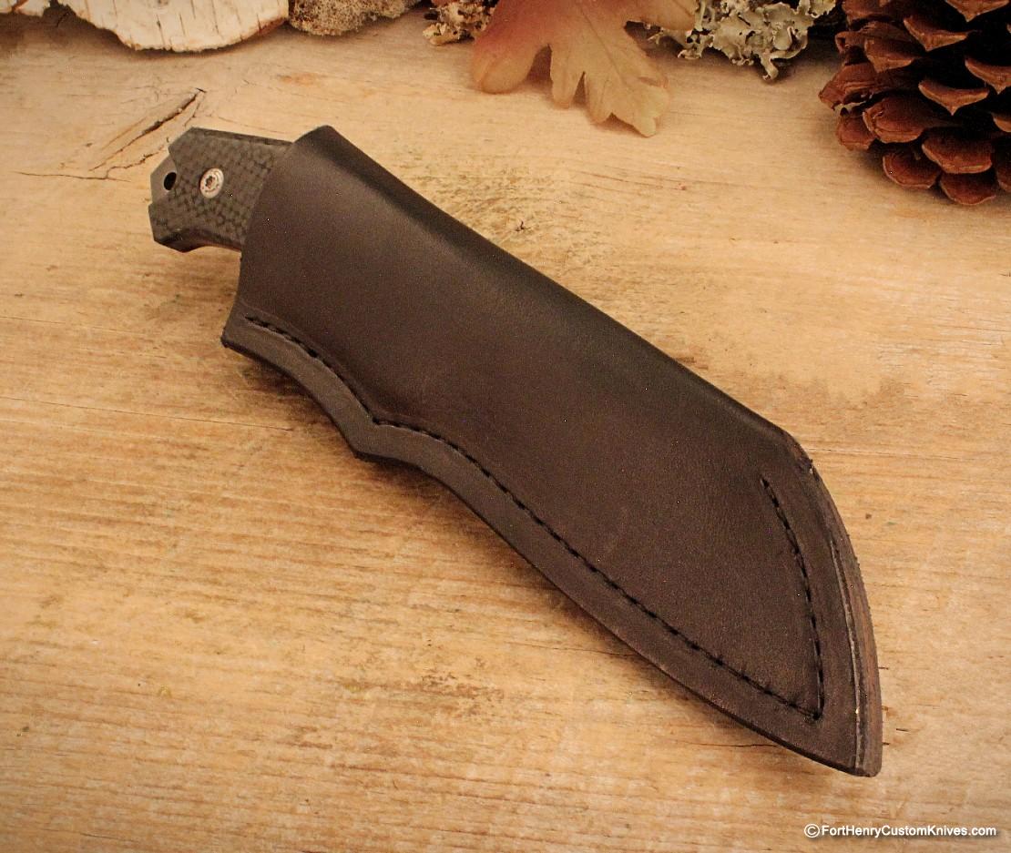 Randy Doucette - Carbon Fiber "Wharnie" - Fixed Blade - Image 5