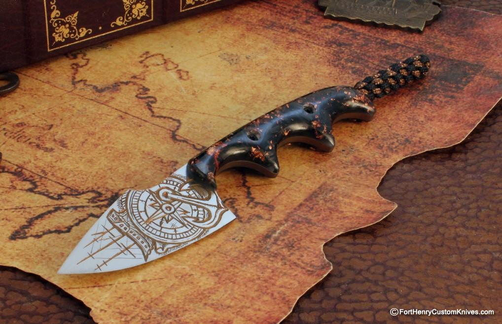 Alan Folts - Rare Titanium Harpoon Minimalist