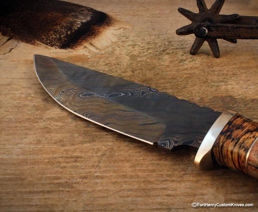 Herb Derr - Hand Forged - Straight Back Hunter - Zebra - Image 2