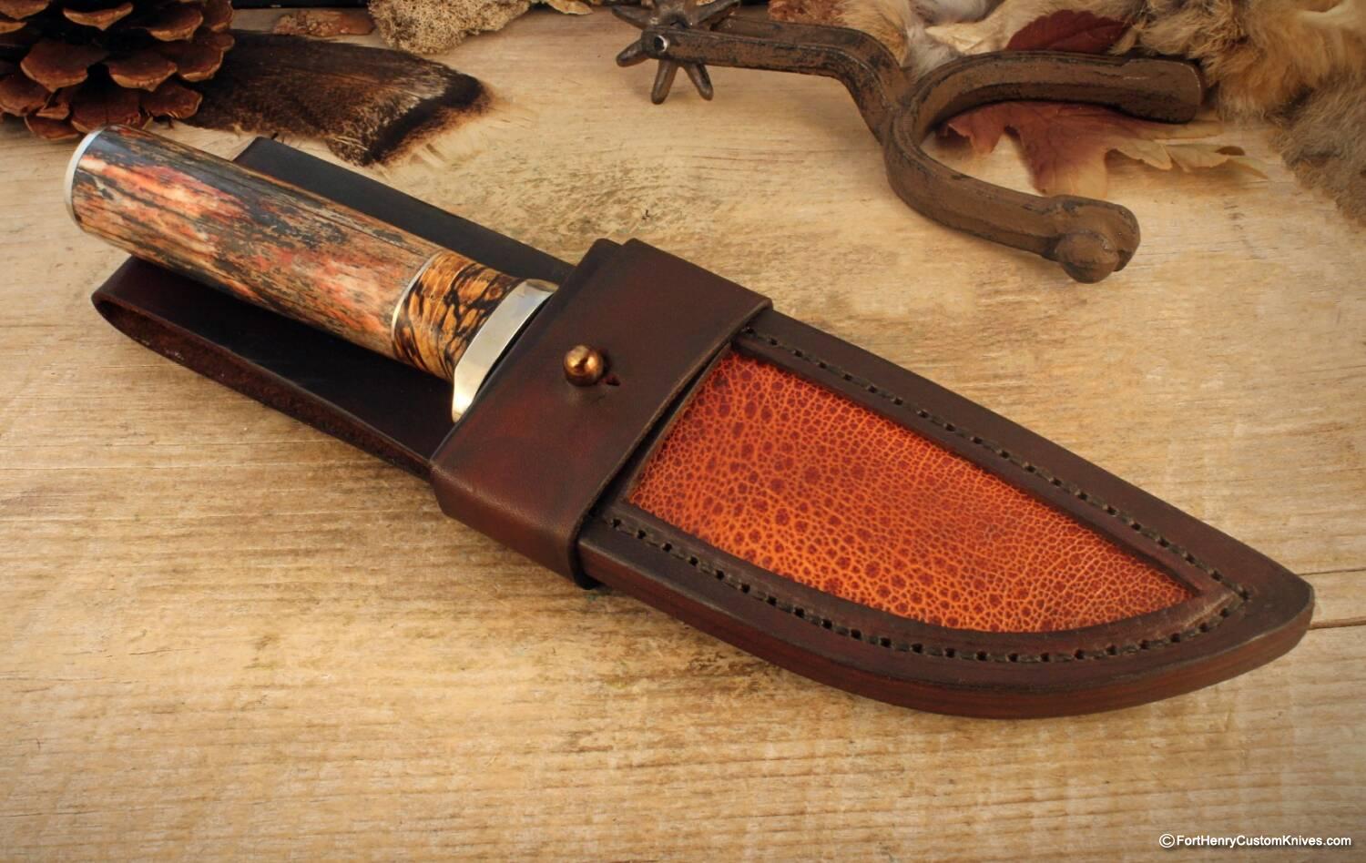 Herb Derr - Hand Forged - Straight Back Hunter - Zebra - Image 5