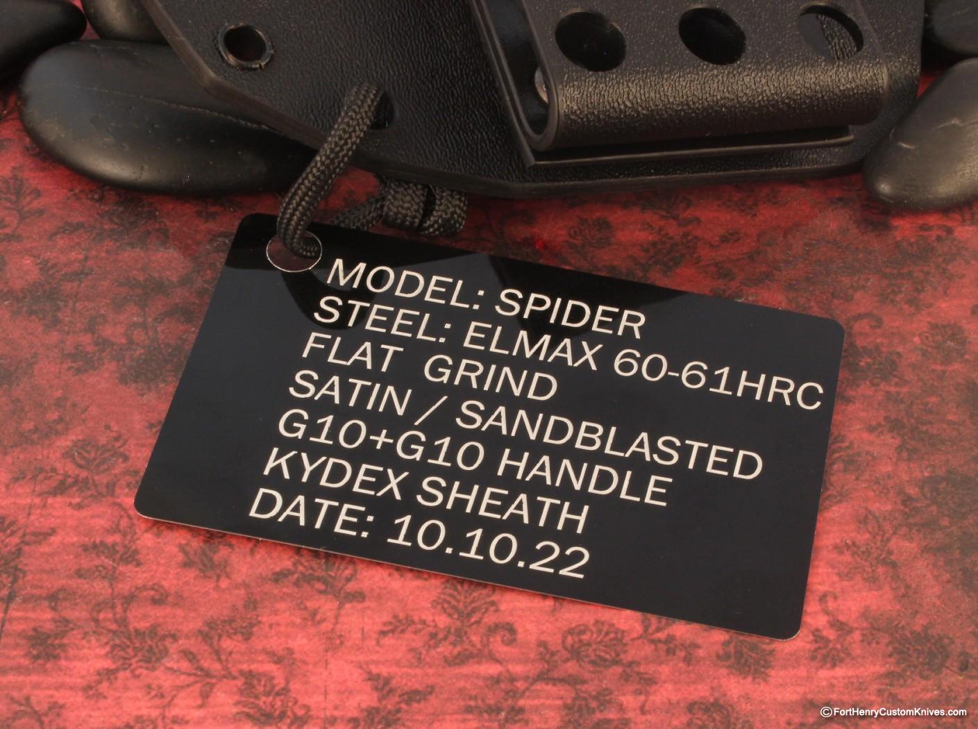 Piotr Gosciniak / PG Knives - Custom "Code Red" Spider - Elmax - Image 5