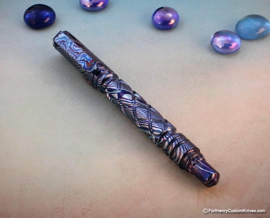 Ti_Gear_Design - Custom "One of a Kind" Pen - Full Timascus - Image 4