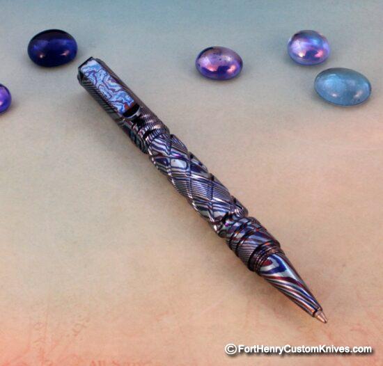 Ti_Gear_Design - Custom "One of a Kind" Pen - Full Timascus