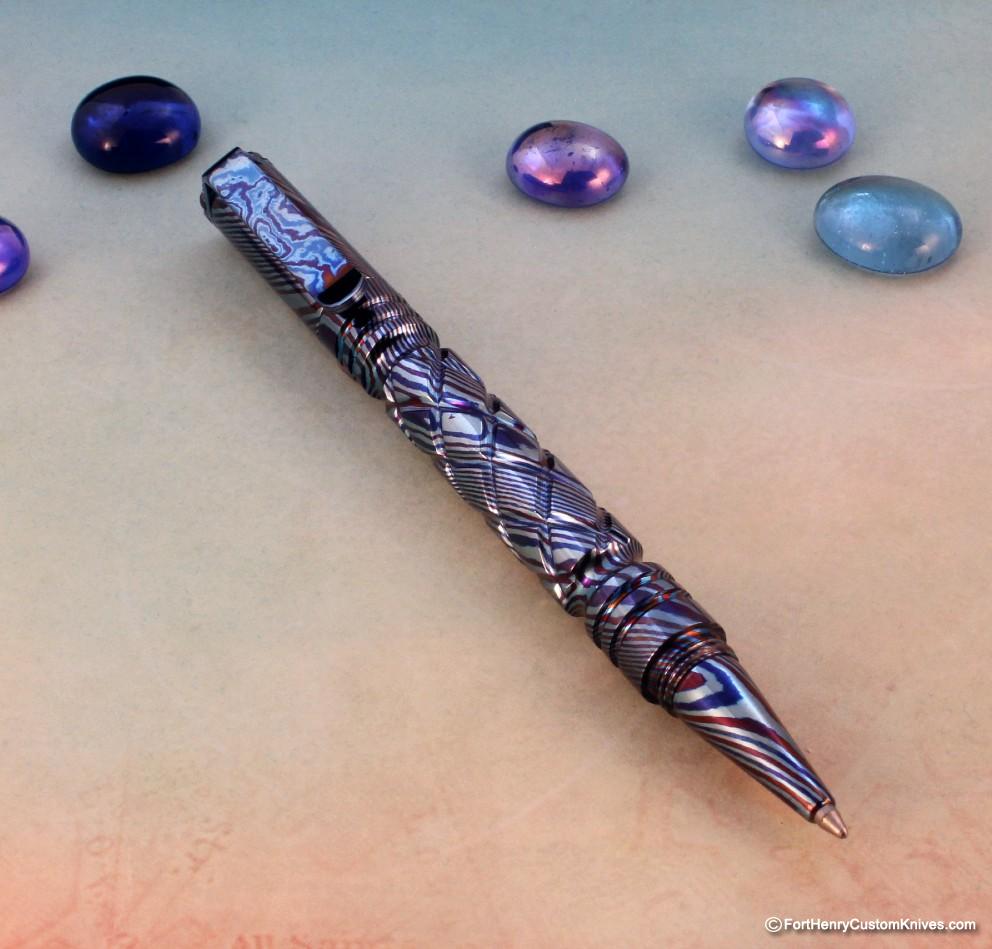 Ti_Gear_Design - Custom "One of a Kind" Pen - Full Timascus