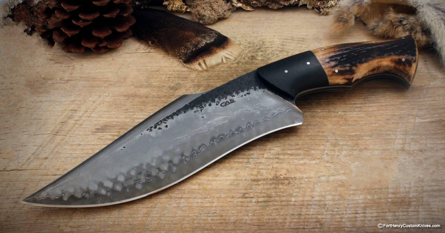 Claudio & Ariel Sobral / CAS Knives - Black Bear - Sambar Stag