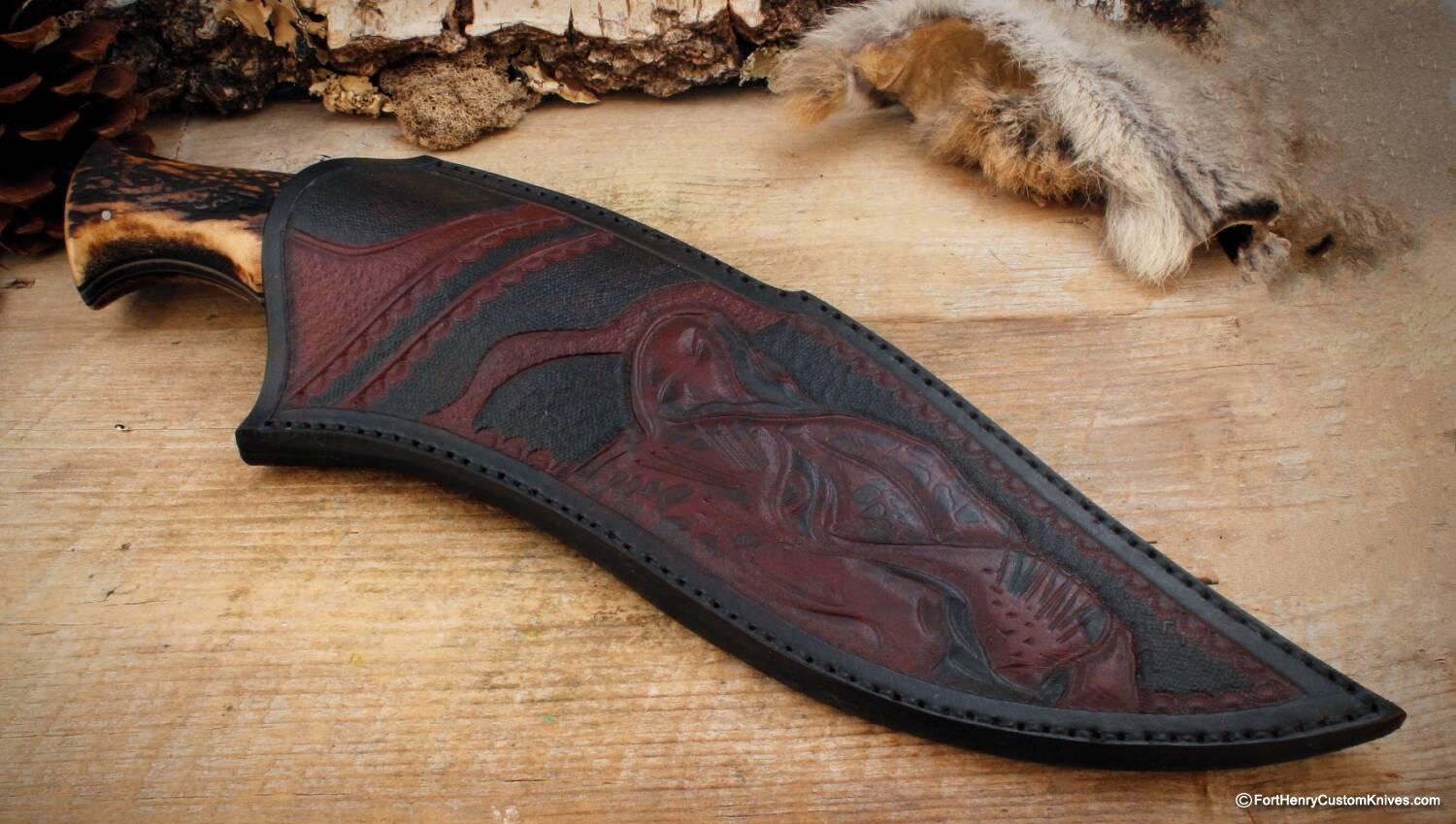 Claudio & Ariel Sobral / CAS Knives - Black Bear - Sambar Stag - Image 6