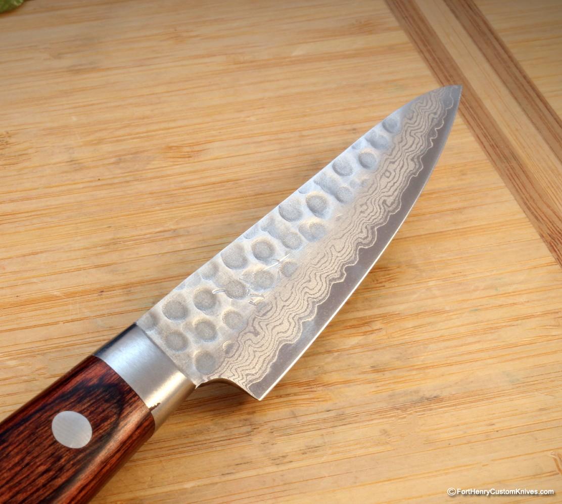Ohishi Hammer Finished - Hand Forged Paring Knife - San Mai Steel - VG-10 - Image 2