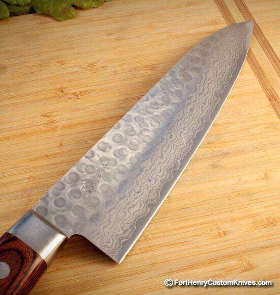 Ohishi Hammer Finished - Hand Forged Gyuto - San Mai Steel - VG-10 - Image 2
