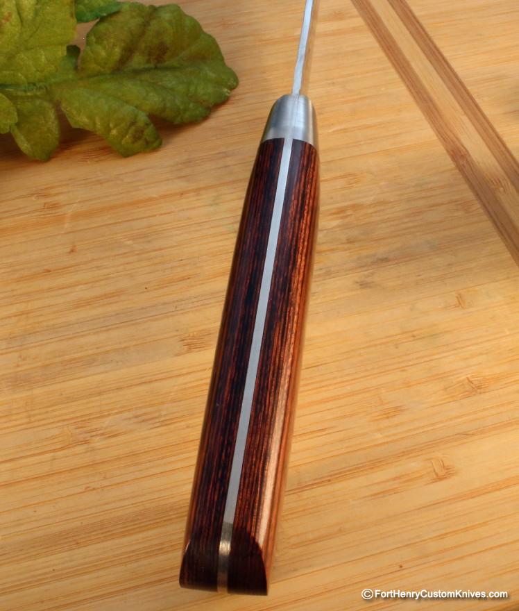 Ohishi Hammer Finished - Hand Forged Gyuto - San Mai Steel - VG-10 - Image 4