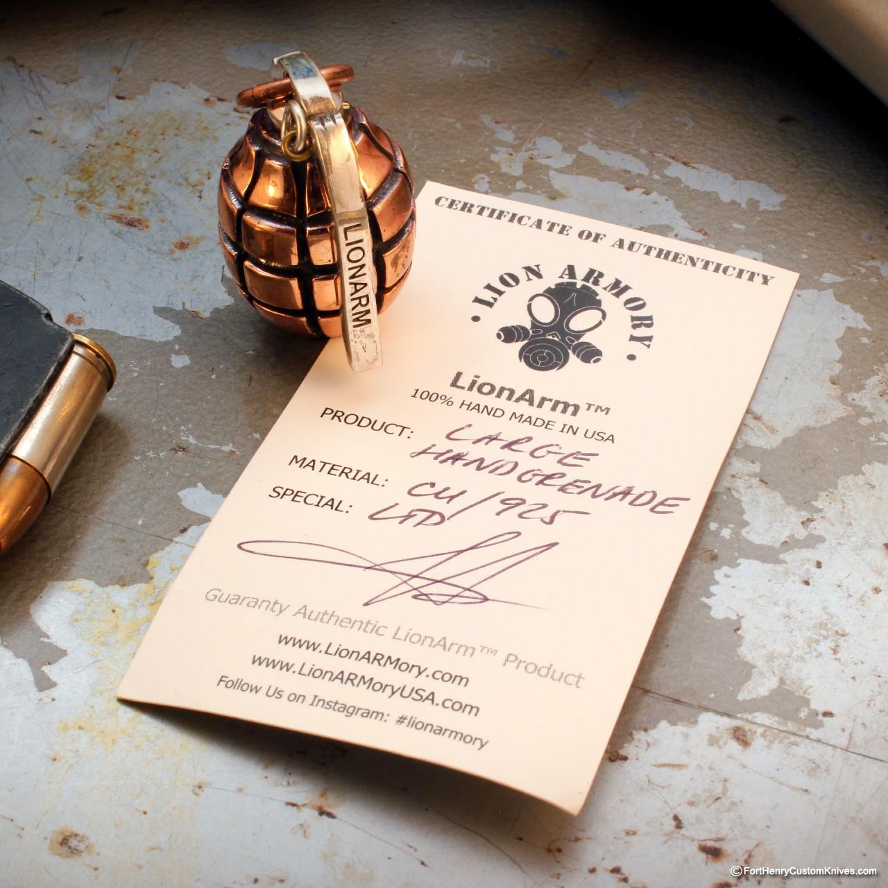 Lion Armory - Large Hand Grenade Pendant - Image 4