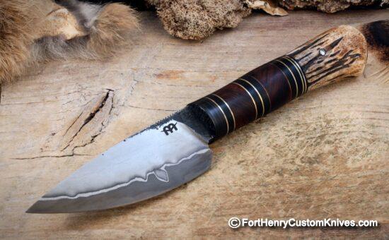 Mariano Yannoni - Mini Scagel - Hand Forged San Mai - Stag