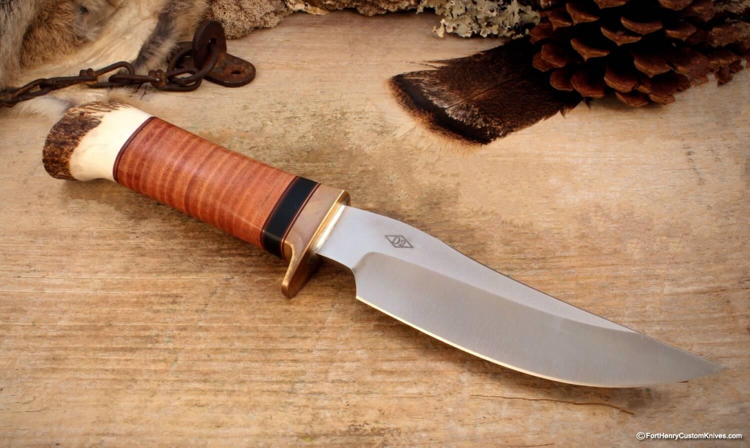 Bob Dozier - Rare Custom Classic Pioneer - Leather/Stag - Image 3