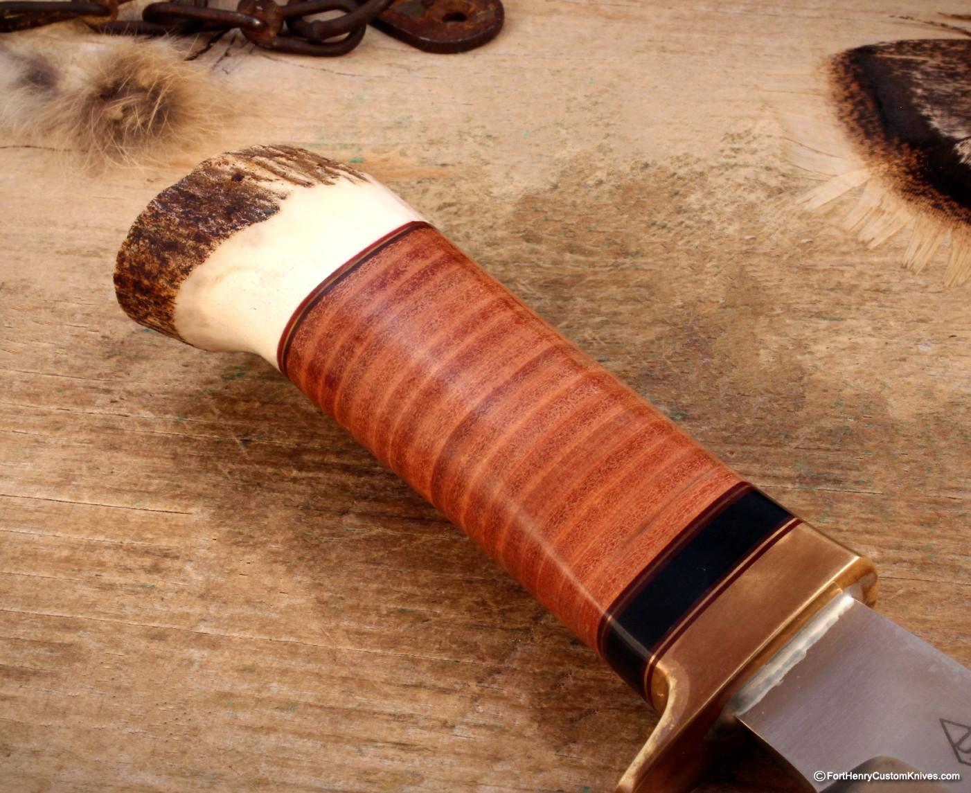 Bob Dozier - Rare Custom Classic Pioneer - Leather/Stag - Image 5